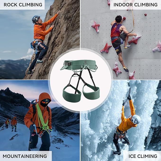 KAILAS Airo Rock Climbing Harness Men Roofing Harnesses Rescue Mountaineering Safety Belt Women Comfortable Lightweight