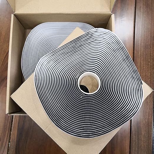 LLPT Butyl Tape Black 1 Inch x 33Ft 2 Pack Tight Seal for Leak Proof EPDM RV Repair Window Glass Sealing Roof Pipe Patching (BST232)