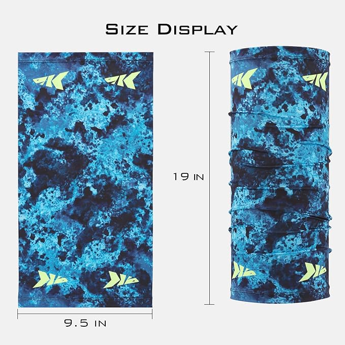 KastKing La Sal Neck Gaiter-UPF 50+ Balaclava Face Mask,Neck Gaiter for Men and Women,Face Cover Shield for Fishing,Hiking