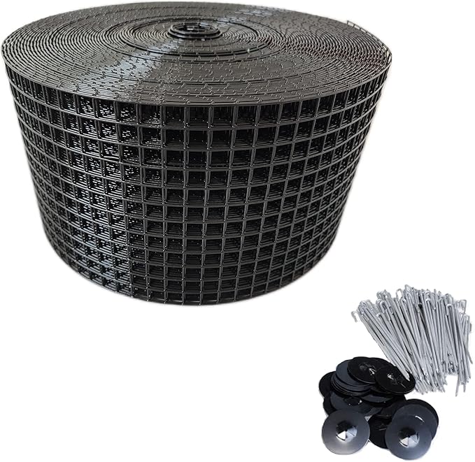 MachZ Solar Panel Guard 6" x 100' Wire Mesh with 100 Fastener Clips