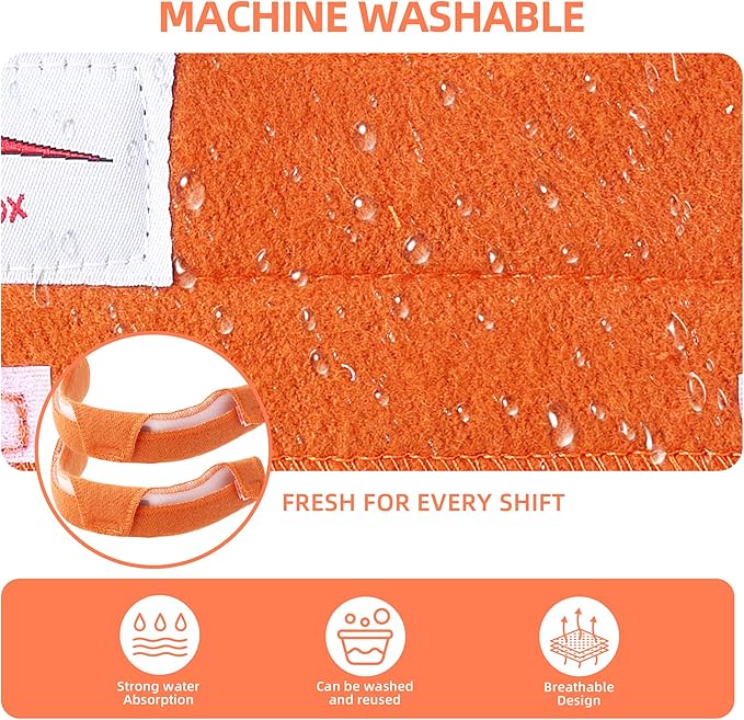 Hard Hat Sweat Band with Liners. Hardhat Band Liner That Keeps You Cool & Dry, Welding Hat Accessories Cool Band, Durable Comfort Solutions, Adjustable Bands