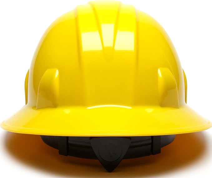 Pyramex Safety SL Series Full Brim Hard Hat 4-Point Ratchet Suspension