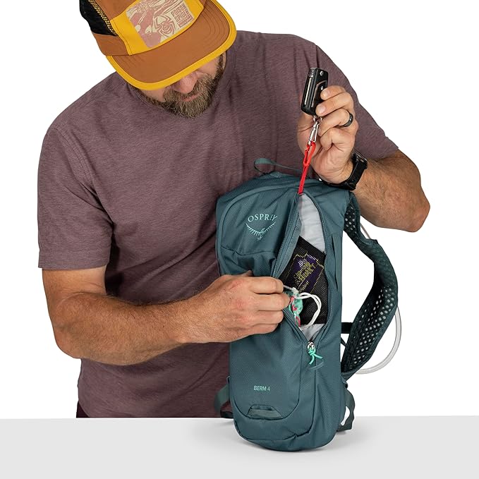 Osprey Berm Biking Backpack with Hydraulics Reservoir - Lightweight Hydration Backpack for Men and Women