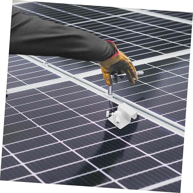 Adjustable Aluminum Alloy Solar Panel Bracket for Rv Boat and Truck Roof Strong Support for Maximum Sunlight Absorption Compact Design for Efficient Space Utilization