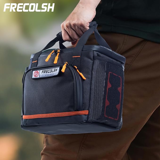 Travel Carrying Case Compatible with Jackery Explorer 300/240/160, Portable Power Station Storage Case with Water- proof Bottom and Front Pockets for Jackery Accessories Solar Generator
