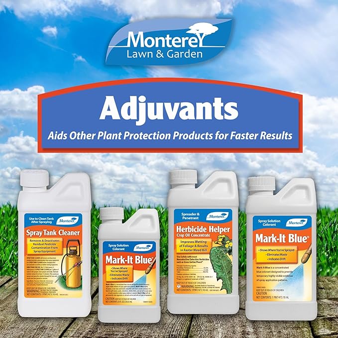 Monterey - Spray Tank Cleaner - Remove and Deactivate Residual Pesticide Contamination from Spray Equipment - Use Before Switching Pesticides, Pump Sprayer Cleaner - 1 Pint