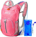 Kids Hydration Backpack with 1.5L Water Bladder Hiking Backpack Lightweight for Boys or Girls Children Biking Climbing Running Cycling