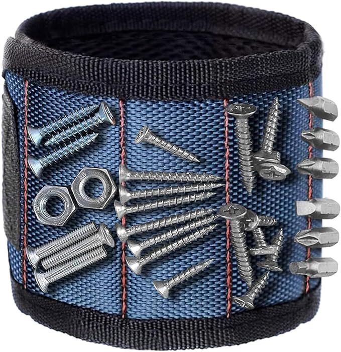 Magnetic Wristband Gifts for Birthday Father's day Christmas, Unique Tool for Holding Screws Gadgets Gift for Men, Dad, Husband, Boyfriend, Handyman mechanics
