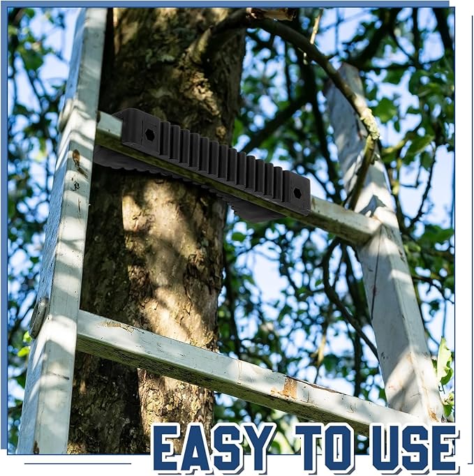 Rubber Steep Ladder Stabilizer, Anti-slip Ladder Accessory, Extension Stepladder Attachment Against Wall, Fall Prevention, Scratch Protection, Telegraph Pole Trunk for Added Stability Safety
