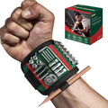 Magnetic Wrist band for Tools, Tool Belt Wrist Band with 15 Powerful Magnet, Adjustable Wrist Screws Holder, Birthday Gifts for Men, Dad, Him, Mechanic, Woodworker, Handyman