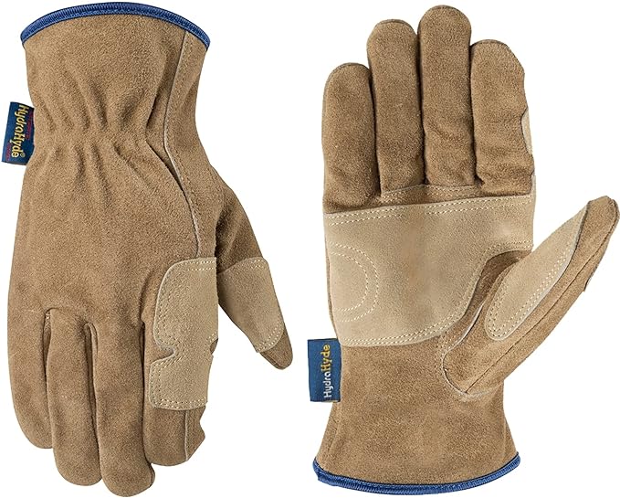 Wells Lamont Men's Cowhide Leather Work Gloves Bundle (2 pairs)