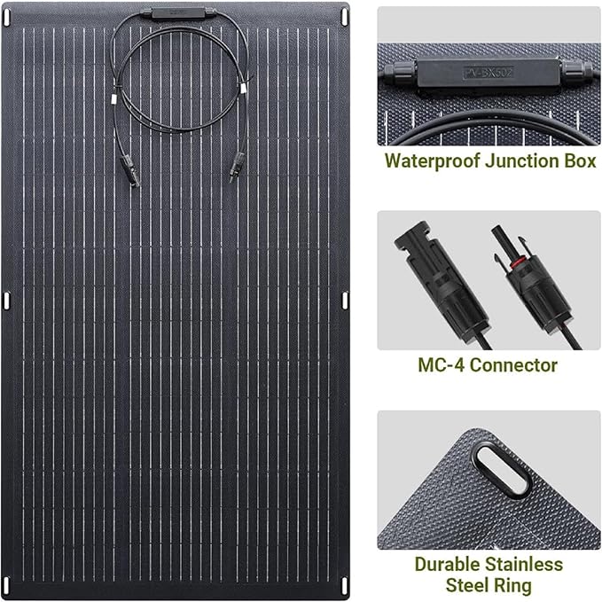 ALLPOWERS Foldable Portable Solar Panels (200W Solar Panel)