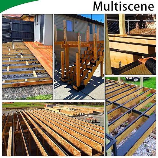Butyl Joist Deck Tape, 2" X 50' Deck Joist Tape Waterproof Flashing Tape, Weather Resistance Self-Adhesive Joist Tape Decking for Deck Joist Beams Protection(12 Rolls)