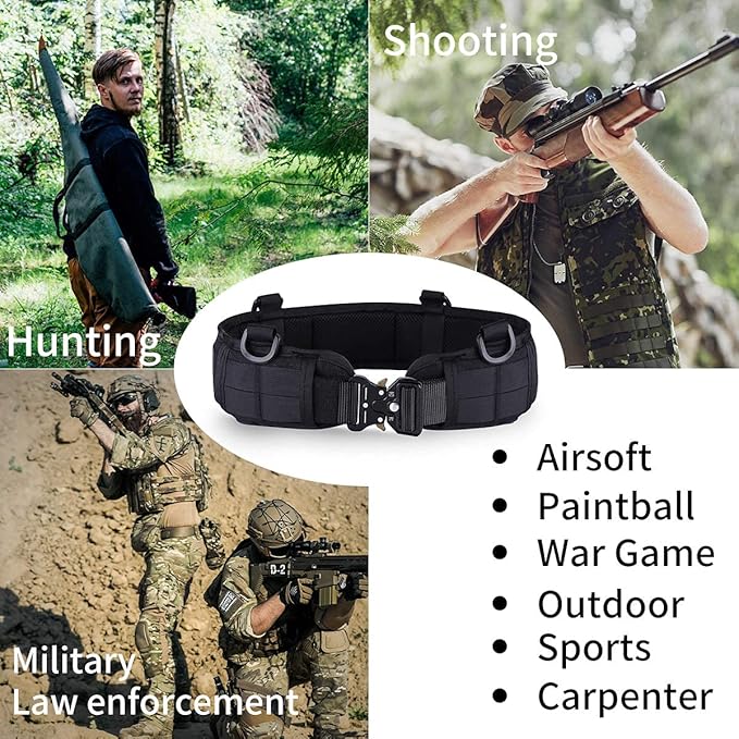 Tactical Battle Belt Set, Molle, Shooting, War Belt