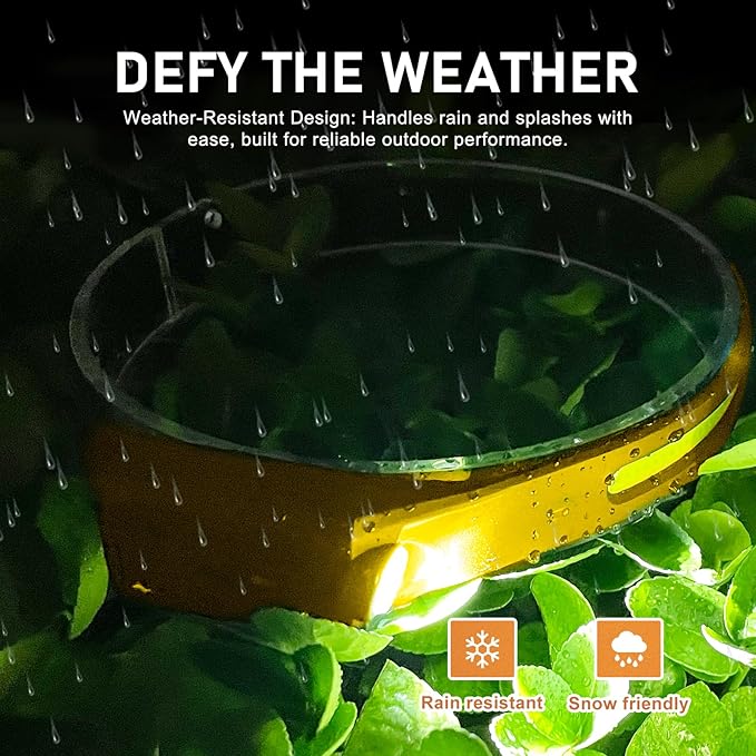 Rechargeable LED Headlamp, 400 Lumens, 230° Wide Beam, USB-C, 5 Modes — Lightweight, Adjustable Headband; Hard Hat Clips for Camping, Hiking, Running, Repairs & Gift (1, Yellow)