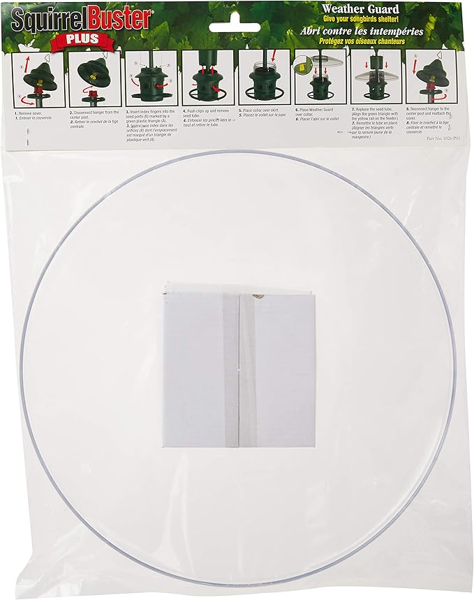 Weather Guard for Squirrel Buster Plus Bird Feeder (FEEDER NOT INCLUDED)