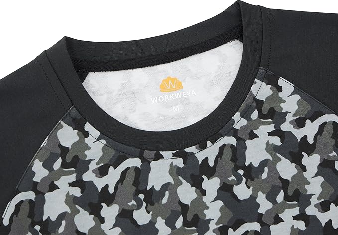 WORKWEYA FR Shirts for Men 5.5OZ Light Weight Welding Flame Resistant Shirts NFPA2112 CAT2