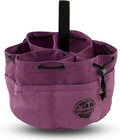 Graintex 18 Pockets Grab Bag Rip-stop Canvas Drawstring Closure, Small Part Organizer Pouch, Small Tools, Screws, Parts, Parachute Tool Bag for Efficient Storage - Purple