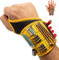 BINYATOOLS Magnetic Wristband for Tools Gift for Him Magnet Screw Holder Wrist Support Keeps Screws Nails, Drill Bits Handy Unique Tool Gadgets Men’s Gadgets Dad Gadgets