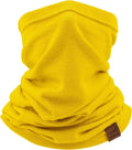 ACUSHLA 100% Merino Wool Neck Gaiter for Men & Women Ski Face Mask Winter Scarf Neck Warmer All Weather, Midweight Maple Leaf