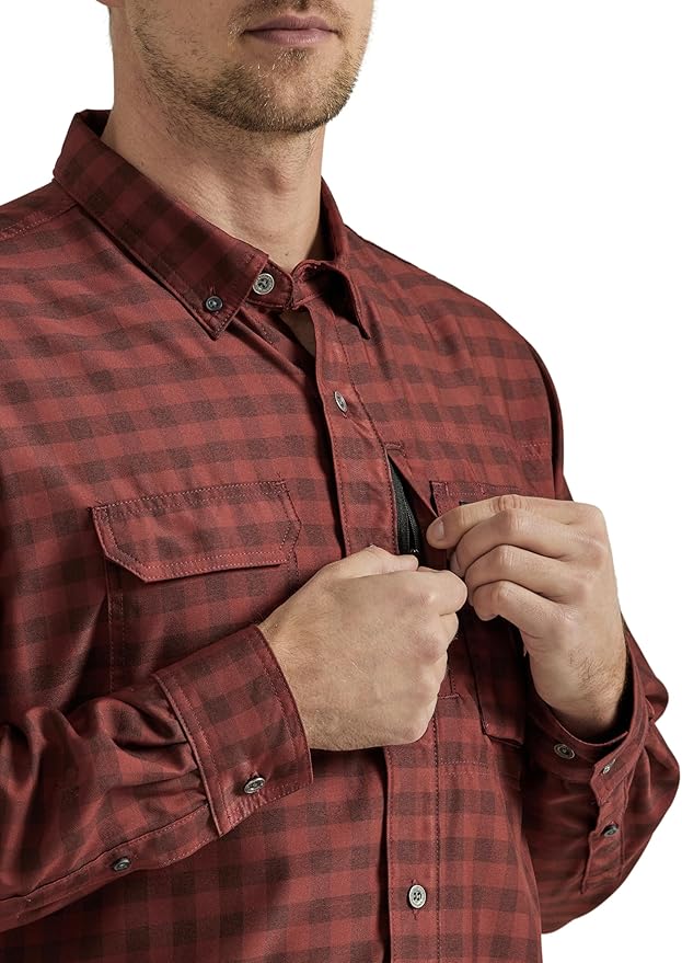 Wrangler Riggs Workwear Men's FR Flame Resistant Two Pocket Work Shirt