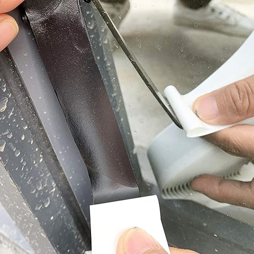 LLPT Butyl Tape Black 1 Inch x 33Ft Tight Seal for Leak Proof EPDM RV Repair Window Glass Boat Sealing Roof Pipe Patching(BST233)