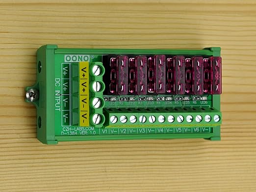 DC Power Fuse Distribution Strip Module (6 Position, Screw Mount)