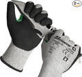 Schwer 2 Pairs Cut Resistant Work Gloves ANSI A6 Cut Proof Glove CR3028, with Reinforced Thumb, Touchscreen Working Gloves for Men and Women Used for Woodworking, Glass Cutting, Construction, S