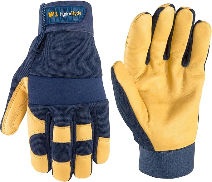 Wells Lamont Industrial Men's Leather Palm Work Gloves