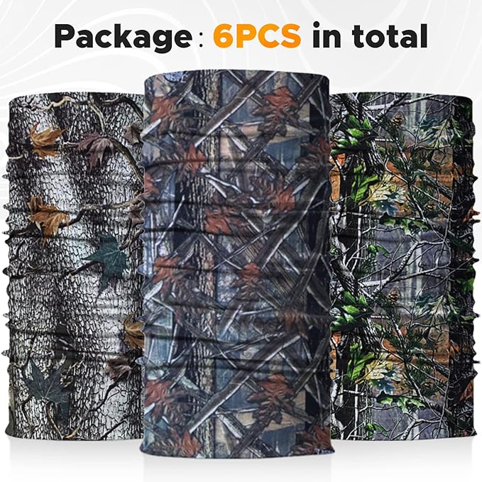 JOEYOUNG Headwear, Bandana, Neck Gaiter Head Wrap Headband Balaclava Magic Scarf