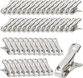 50 PCS Garden Clips - Stainless Steel Greenhouse Clamps,Grip Strong Heavy Duty Metal Greenhouse Supplies,Garden Clips for Netting, Hoops,Shade Cloth,
