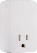 GE UltraPro Surge Protector Plug with Alarm, Outlet Extender, Plug Adapter, Appliance, Refrigerator, End of Service, 1080 Joules, Warranty, UL Listed, White, 38124