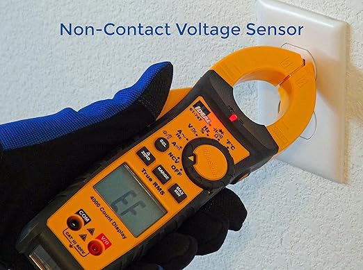 Ideal Electrical 61-747 TightSight 400 Amp 600-Volt Digital Truerms AC/DC Clamp Meter