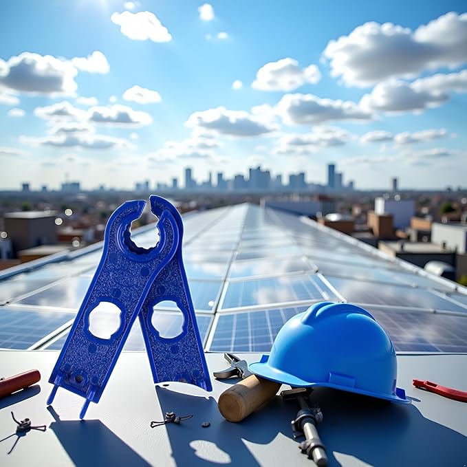 2Pcs Blue Home Improvement Tools 2Pcs Solar Panel MC4 Connector Spanner Wrench Quick Connect Disconnect Tool Hand Tools Multi Handyman Tool Multitools and Accessories