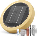 Solar Pool Ionizer for Above Ground, Floating Copper Pool Cleaner, Up to 40,000 Gallons, Swimming Pools Water Cleaner for in-ground Pools and spas (Yellow)