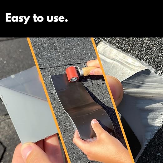 HSS RV Sealant Tape with MicroSealant - Waterproof Commercial Roofing Tape for Roof and RV Repair - UV- & Weatherproof - White - 2 inch x 25 ft.