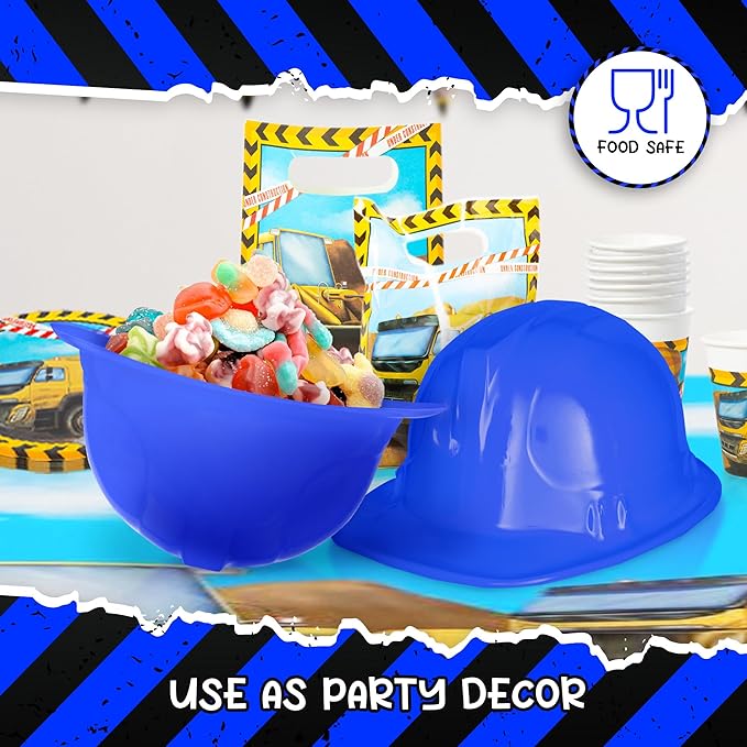 Windy City Novelties 12-Pack Construction Hats - Versatile Party Favors & Costume Accessories Kids Parties & Costume Props