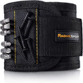 Magnelex Magnexpert Magnetic Wristband for Holding Screws, Nails and Drill Bits - Crafted from Ballistic Nylon with 15 Powerful Magnets, Stocking Stuffer for Men