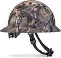 Acerpal Full Brim Vented Camo Design Matte Finish OSHA Construction Hard Hat with 6-Point Suspension