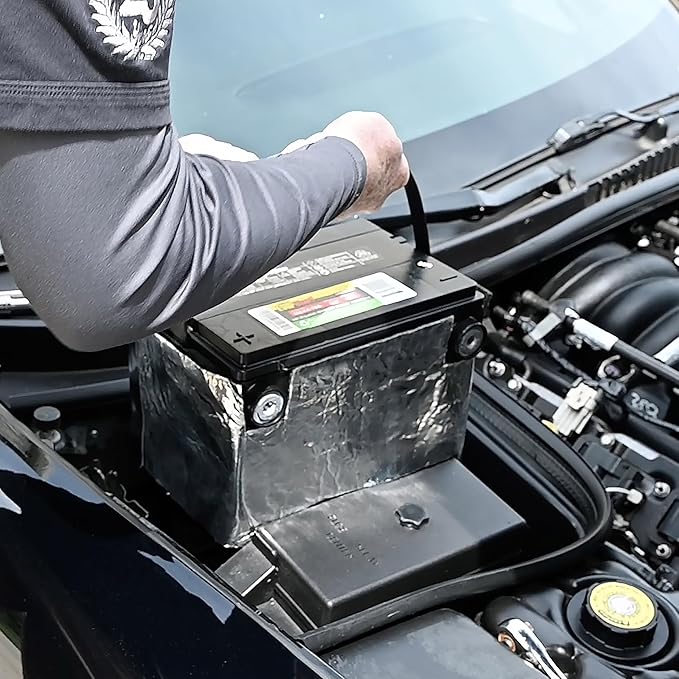 Design Engineering Cell Saver Battery Insulation Kit – High-Performance Thermal Protection for Automotive and Marine Batteries, Reduces Heat Damage and Improves Battery Life