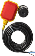 Float Switch for Sump Pump -33-Foot Water Level Sensor with Honeywell Microswitch and Adjustable Tether Length for Ground Water Bilge Pump and Water Tank – Non-Corrosive PP Casing, Rated to 13 Amps