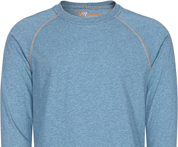 VATRENUS FR Shirts 4oz Lightweight Flame Resistant Henley 100% Cotton Men's Pre-Washed Fire Retardant Base Layer