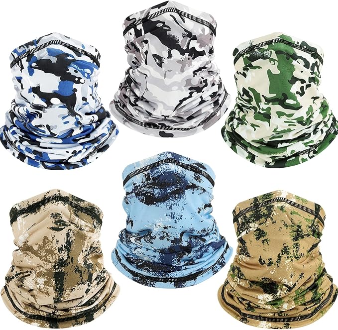 Cooling Neck Gaiter for Men Women UV Protection Face Mask Neck Cover Fishing Bandanas balaclava