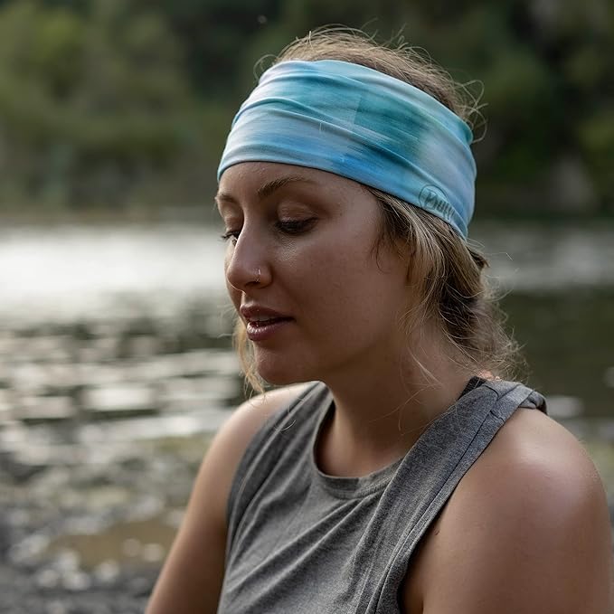 Buff CoolNet UV Half Neck Gaiter – UPF 50 Sun Protection, Cooling Face Mask, Quick Dry, Solid & Patterned, Adult Size