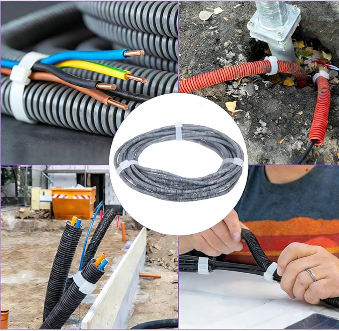 extra Long zip ties heavy duty 36 inch White cable ties for outdoor use 14 pcs strong thick wire ties large ziptie uv resistant big industrial plastic tie wraps
