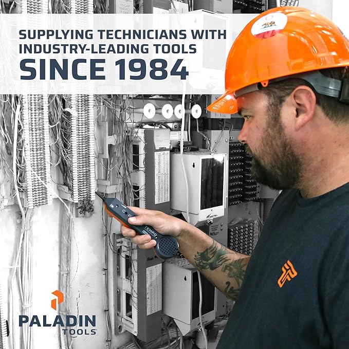 Paladin Tools PA1119 UTP/COAX Cable Stripper & Cutter | Ethernet POE RG6, RG6 Quad, RG59 Coax, CAT5, CAT5E, CAT6, UTP/STP