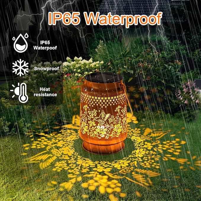 2 Pack Solar Lights Replacement Top Parts 7 Lumens Lantern Lids Light for Hanging Solar Lanterns Outdoor Decorations Garden Patio