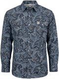 WoahBros FR Shirts for Men, 8oz Midweight Flame Resistant Welding Shirt, 100% Cotton, Pearl Snap Buttons - CAT2/NFPA2112