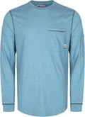 VATRENUS FR Shirts Crewneck 5.5oz Lightweight Flame Resistant 100% Cotton Men's Pre-Washed Fire Retardant Workwear