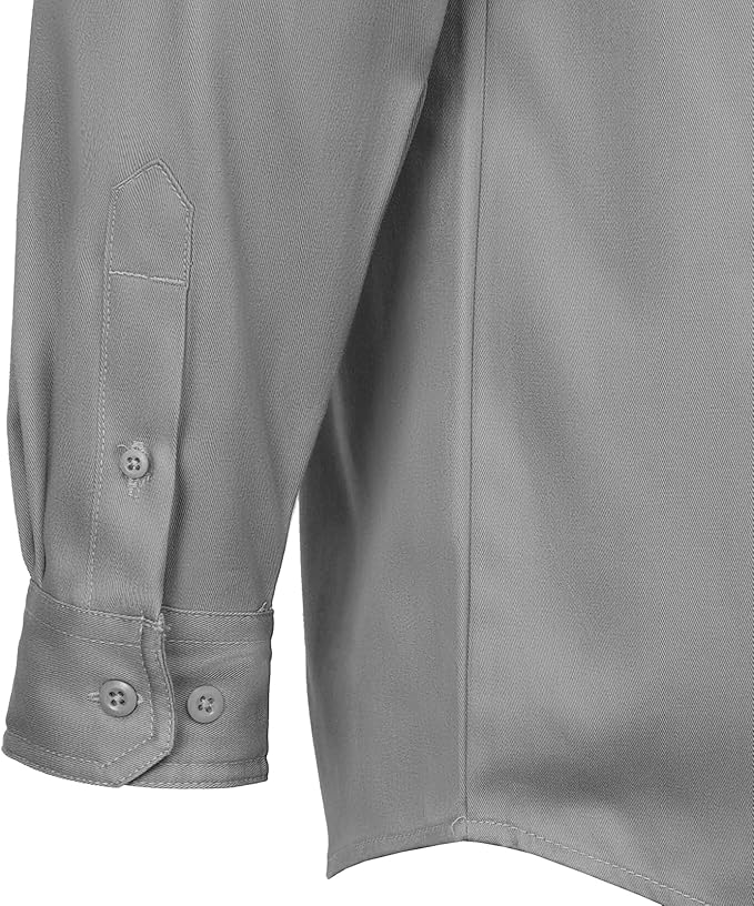 100% Cotton Mens Fr Shirts 7.5oz Flame Resistant Shirts NFPA2112 Men's Fire Retardant Welding Shirts